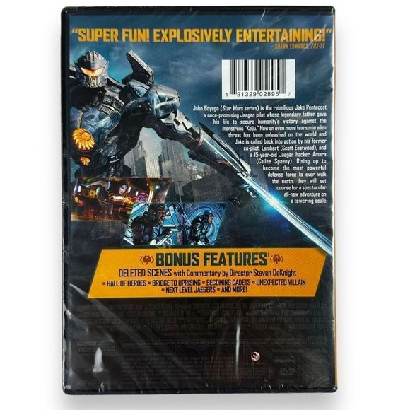 Pacific Rim Uprising DVD *NEW/FACTORY SEALED* Sci-fi/Action PG-13 John Boyega - Picture 2 of 4